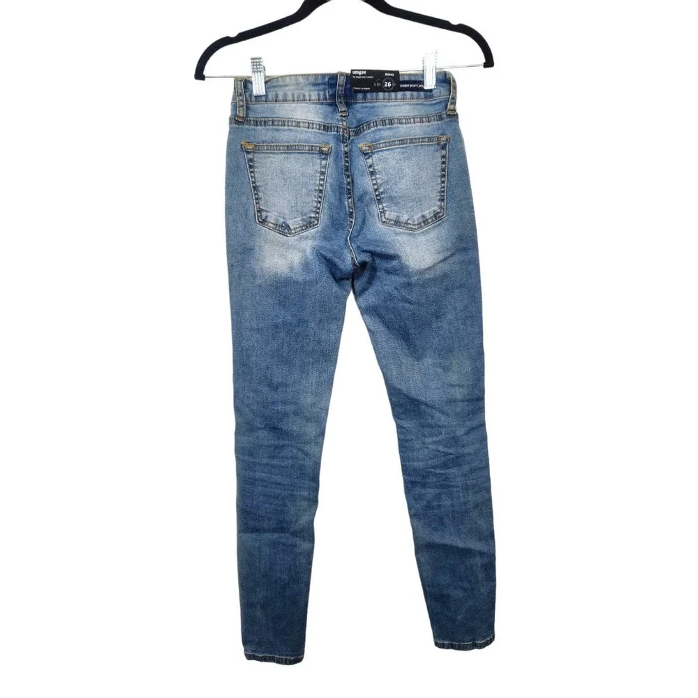 Umgee Distressed Skinny Jeans - Picture 4 of 4